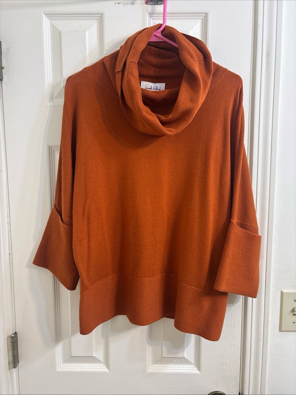 Joseph Ribkoff Women’s Amber Brown Wooly Sweater Size Medium $175 Retail GUC